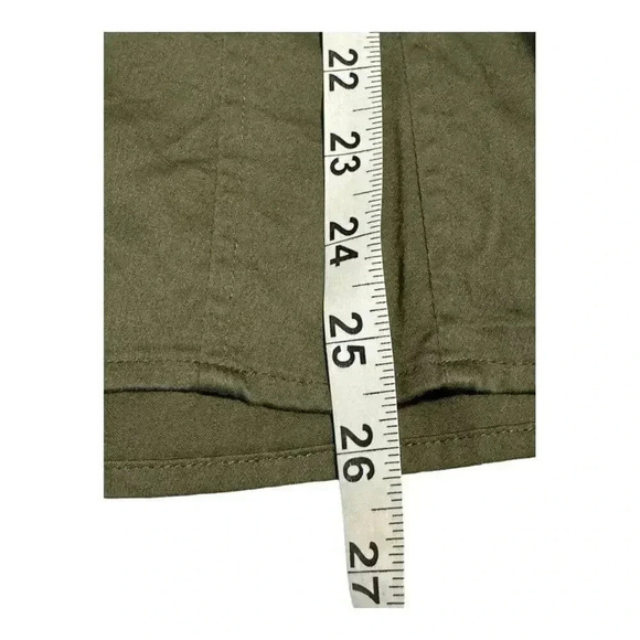 Apt. 9 women’s size XL‎ green button down roll sleeve shirt - Picture 6 of 6